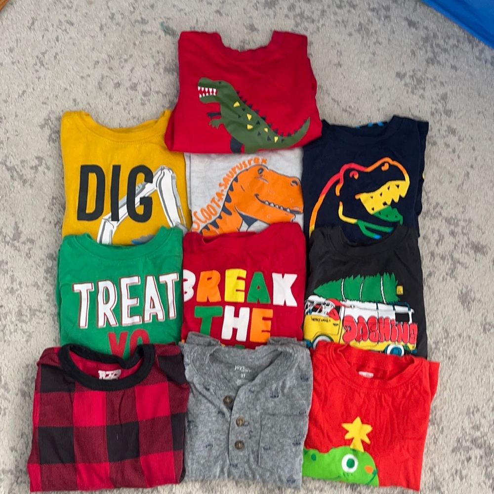 Boys Long sleeve T-shirt bundle